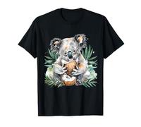 Coco Koala Bear Aquarelle Coco Lover Artwork Motif T-Shirt