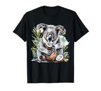 Coco Koala Bear Aquarelle Motif Coco Lover T-Shirt