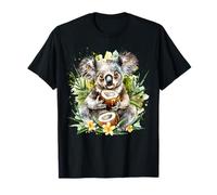 Coco Koala Bear Aquarelle Motif Coco Lover T-Shirt