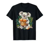 Coco Koala Bear Aquarelle Motif Coconut Lover Artwork T-Shirt