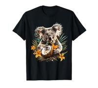 Coco Koala Ours Nature Floral Fruit Animal Lovers Oeuvre d'art T-Shirt