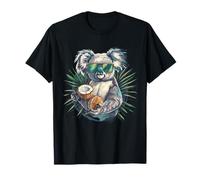 Coco Koala Ours Wildlife Nature Illustration Koala Lover T-Shirt
