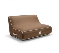 Coco Lounge Sofa Alize Design Gonflable pour Terrasse - Piscine Salon de Jardin Extérieur Confortable Relaxant (1, Moka)