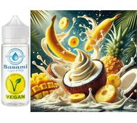 Coco Lush Bliss - noix de coco banane ananas crème arôme concentré - Vegan - Sasami - 100 ml