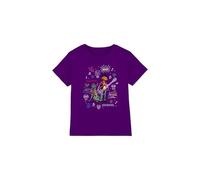 Coco Miguel Dante with Movie Quotes and Colorful Doodles Unisex Kids T Shirt, Violet, 5-6 Ans Garçon