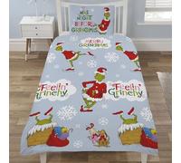 Coco Moon The Grinch Feelin Grinchy Parure de lit simple avec housse de couette pour garçons et filles