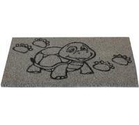 Coco paillasson - gris - 25x50cm tortue