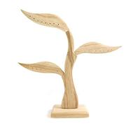 Coco Papaya Arbre à Boucles d'Oreilles en bois 28cm | Finition Bois brut naturel