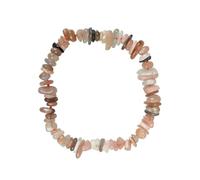 Coco Papaya Bracelet Baroque en Pierre de Lune Multicolore
