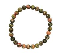 Coco Papaya Bracelet en Unakite | Boules 6mm