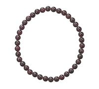 Coco Papaya Bracelet Grenat rouge | Boules 4mm