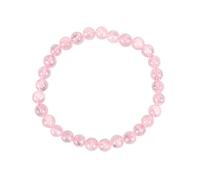 Coco Papaya Bracelet Quartz rose | Boules 6mm