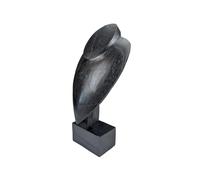 Coco Papaya Buste d'exposition Présentoir Bijoux en bois 30cm | Finition Noir Ébène