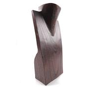 Coco Papaya Buste présentoir à colliers en bois 25cm | Finition Chocolat