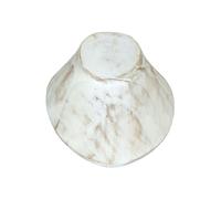 Coco Papaya Buste présentoir à colliers en bois massif blanc cérusé