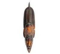 Coco Papaya Décoration murale africaine. Masque africain 50cm en bois.