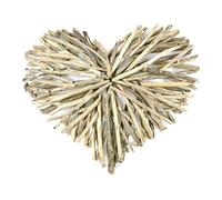 Coco Papaya Décoration murale Cœur en bois flotté 63x50cm