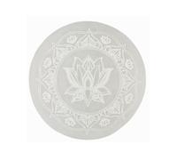 Coco Papaya Disque Fleur de Lotus en Sélénite ø10cm - Plaque de rechargement