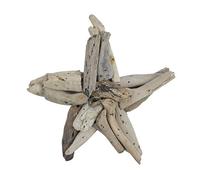 Coco Papaya Etoile de mer en bois flotté 20x20cm - Décoration murale