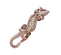 Coco Papaya Gecko coquillages Cauris - déco murale en bois 50cm