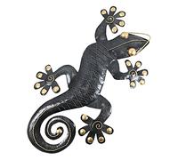 Coco Papaya Gecko en métal forgé artisanalement 50cm. Décoration murale