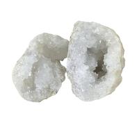 Coco Papaya Géode Entière de Cristal de Roche Naturel - 1 à 1,4kg