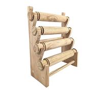 Coco Papaya Grand présentoir à bracelets et montres 4 joncs en bois | Finition Bois brut naturel