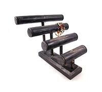 Coco Papaya Grand Présentoir à Bracelets Nomade 4 joncs en bois | Finition Noir Vintage