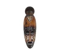 Coco Papaya Masque Africain en bois 30cm décoration ethnique africaine.