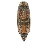 Coco Papaya Masque style africain en bois 30cm - décoration exotique