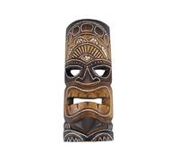 Coco Papaya Masque Tiki 30cm en bois. Décoration Maori Tahiti Polynésie.