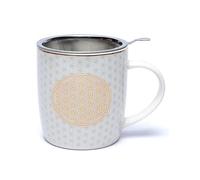 Coco Papaya Mug infuseur à thé 400ml | Décor fleur de vie