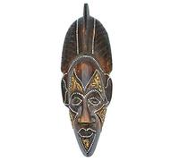 Coco Papaya Petit Masque Africain à Crête en bois 30cm | Ambiance Ethnique