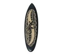 Coco Papaya Planche de surf décorative en bois motif Salamandre 50cm