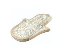 Coco Papaya Plateau décoratif ou Vide-Poche Main de Fatma en Bois 30cm