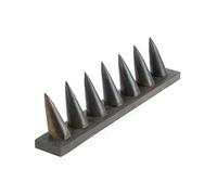 Coco Papaya Porte-bagues en bois teinte marron chocolat/Présentoir à bagues (7 cônes)