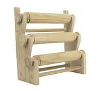 Coco Papaya Porte-bracelets et montres/Présentoir à bijoux 3 joncs en bois exotique brut