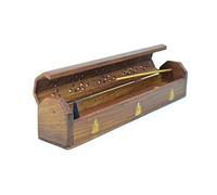 Coco Papaya Porte-encens avec Rangement/boîte en Bois, Motif Bouddha