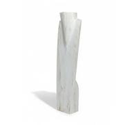 Coco Papaya Présentoir en bois pour Colliers longs & Sautoirs 60cm | Finition Blanc Cérusé