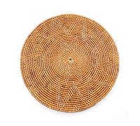 Coco Papaya Set de Table Lombok Rond ø30cm - Rotin Tressé