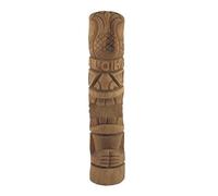 Coco Papaya Statue de Jardin/Totem Tiki Aloha en Bois de Cocotier 100cm