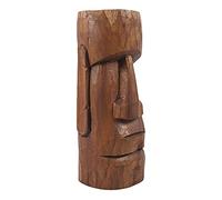 Coco Papaya Statue Moai 20cm en Bois de Suar