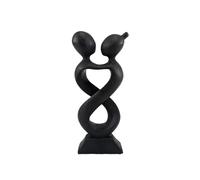 Coco Papaya Statuette en Bois sculpté Amour Infini 20cm | Cadeau Passionné