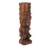 Coco Papaya Tiki Polynésien en Bois de Suar 20cm