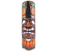 Coco Papaya Totem Tiki 50cm en Bois. Inspiration Déco Hawai.
