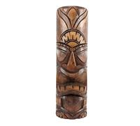 Coco Papaya Totem Tiki en Bois Sculpté Main 50cm