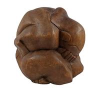 Coco Papaya Yogi Libérateur 20cm en Bois Massif sculpté Main