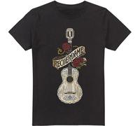 Coco - "Recuerdame Famous Guitar" T-shirt pour homme TV3634 (XXL) (Noir)