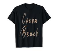 Cocoa Beach Florida Design Vintage élégant T-Shirt Graphique avec Valeur