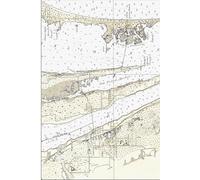 Cocoa Beach Florida Map Journal: Vintage Map Notebook